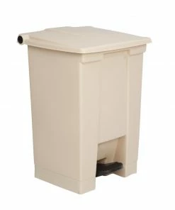 Rubbermaid Step On Pedal Bin Beige 45.5Ltr