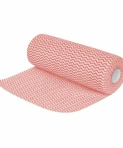 Jantex Non Woven Cloths Red (Roll Of 100)