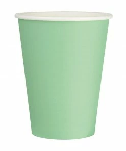 Fiesta Recyclable Single Wall Takeaway Coffee Cups Turquoise 340ml / 12oz