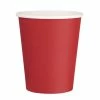 Fiesta Recyclable Single Wall Takeaway Coffee Cups Red 225ml / 8oz