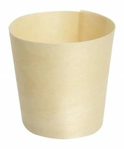 Fiesta Compostable Wooden Sauce Pots 38ml / 1.25oz (Pack Of 100)