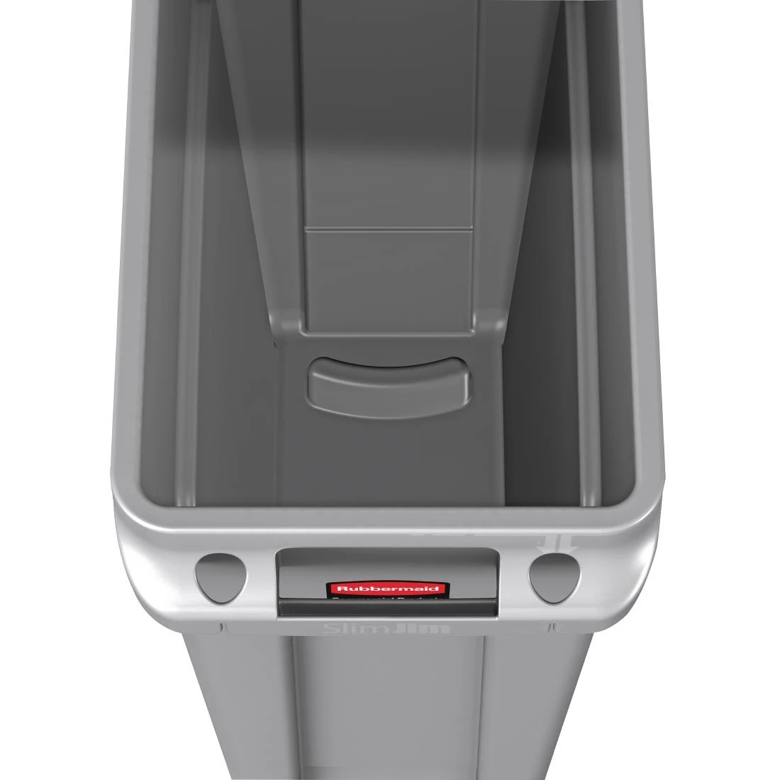 Rubbermaid Slim Jim Container With Venting Channels Grey 87Ltr - Image 6