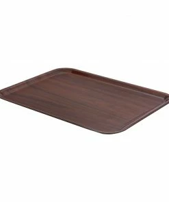 Cambro Mykonos Laminate Canteen Tray Walnut