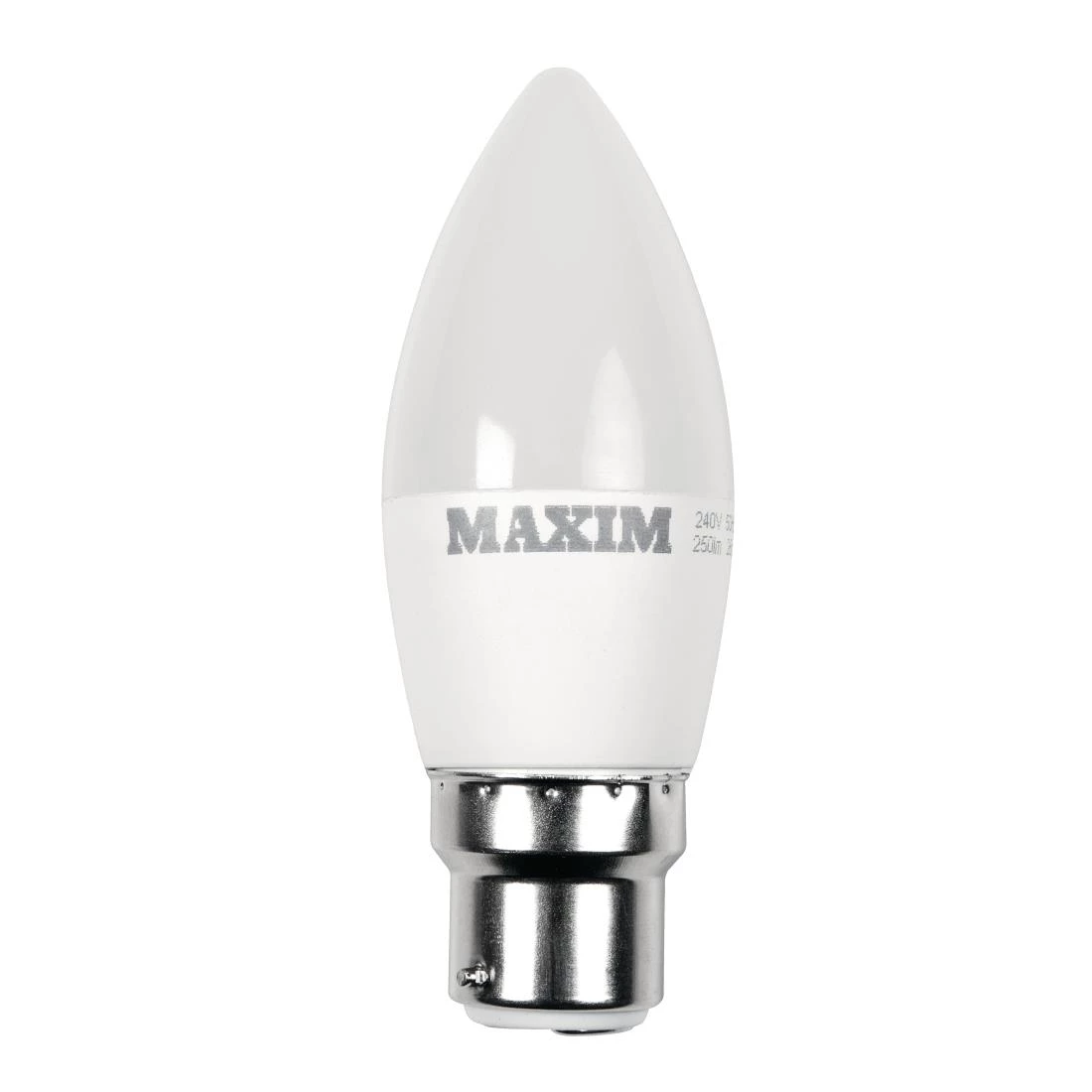Status Maxim LED Candle Bayonet Cap Daylight White 6W (Pack Of 10)