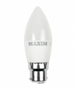 Status Maxim LED Candle Bayonet Cap Cool White 3W (Pack Of 10)