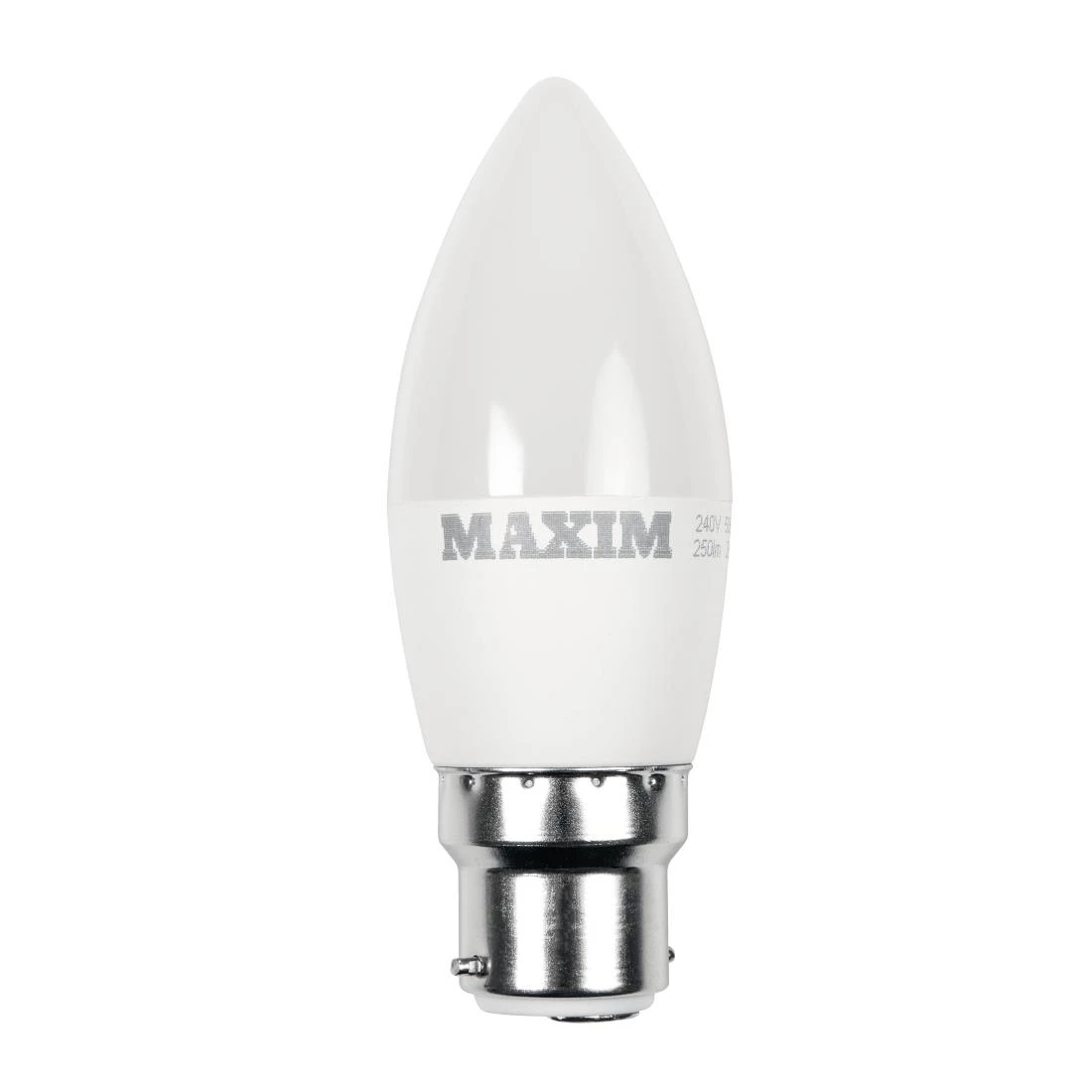 Status Maxim LED Candle Bayonet Cap Cool White 6W (Pack Of 10)