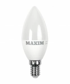 Status Maxim LED Candle Small Edison Screw Cool White 6W (Pack Of 10)