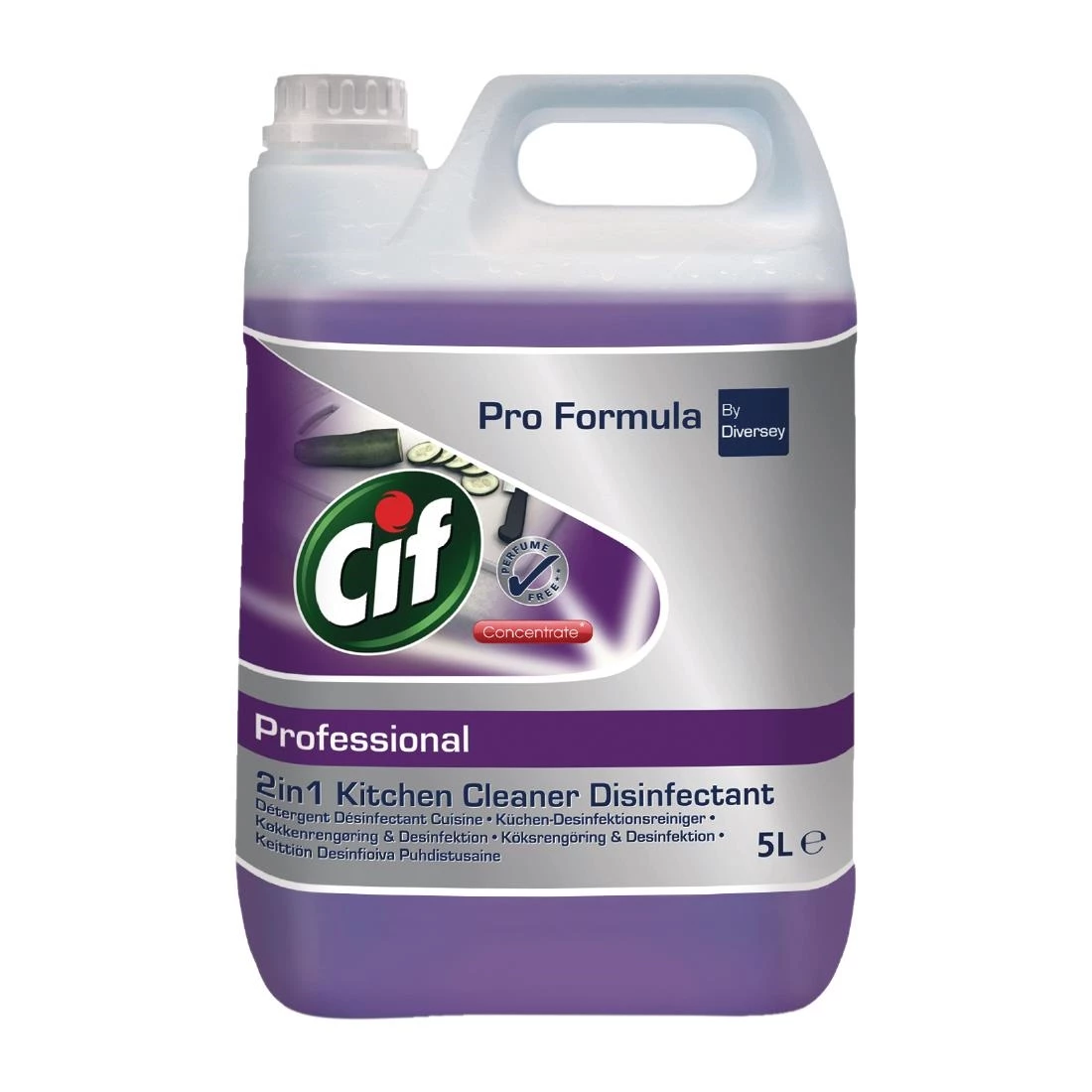 Pro-Formula CIF Pro Formula 2-in-1 Cleaner And Disinfectant Concentrate 5Ltr (2 Pack)