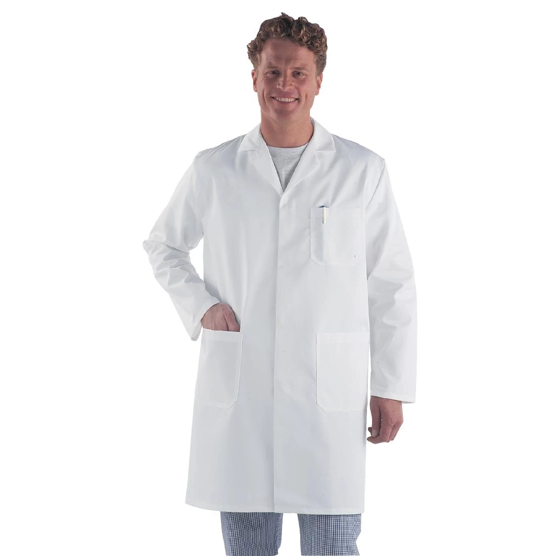 Whites Chefs Clothing Whites Unisex Lab Coat White