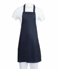 Whites Chefs Clothing Whites Light Duty Waterproof Bib Apron Blue
