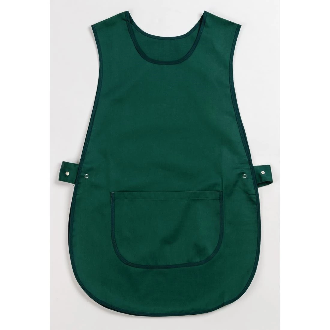 Whites Chefs Clothing Whites Tabard With Pocket Green - Image 2