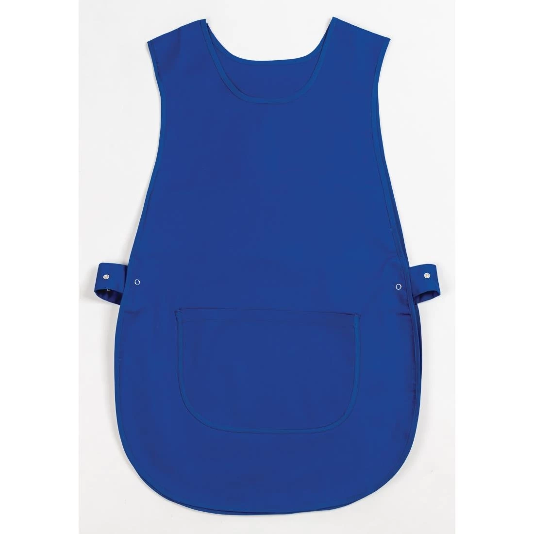Whites Chefs Clothing Whites Tabard With Pocket Royal Blue - Image 2