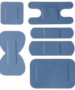 Aero A-CARE DETECTABLE BLUE PLASTERS ASSORTED - BOX 100