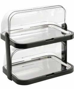 APS Roll Top Cool Display Tray Double Deck