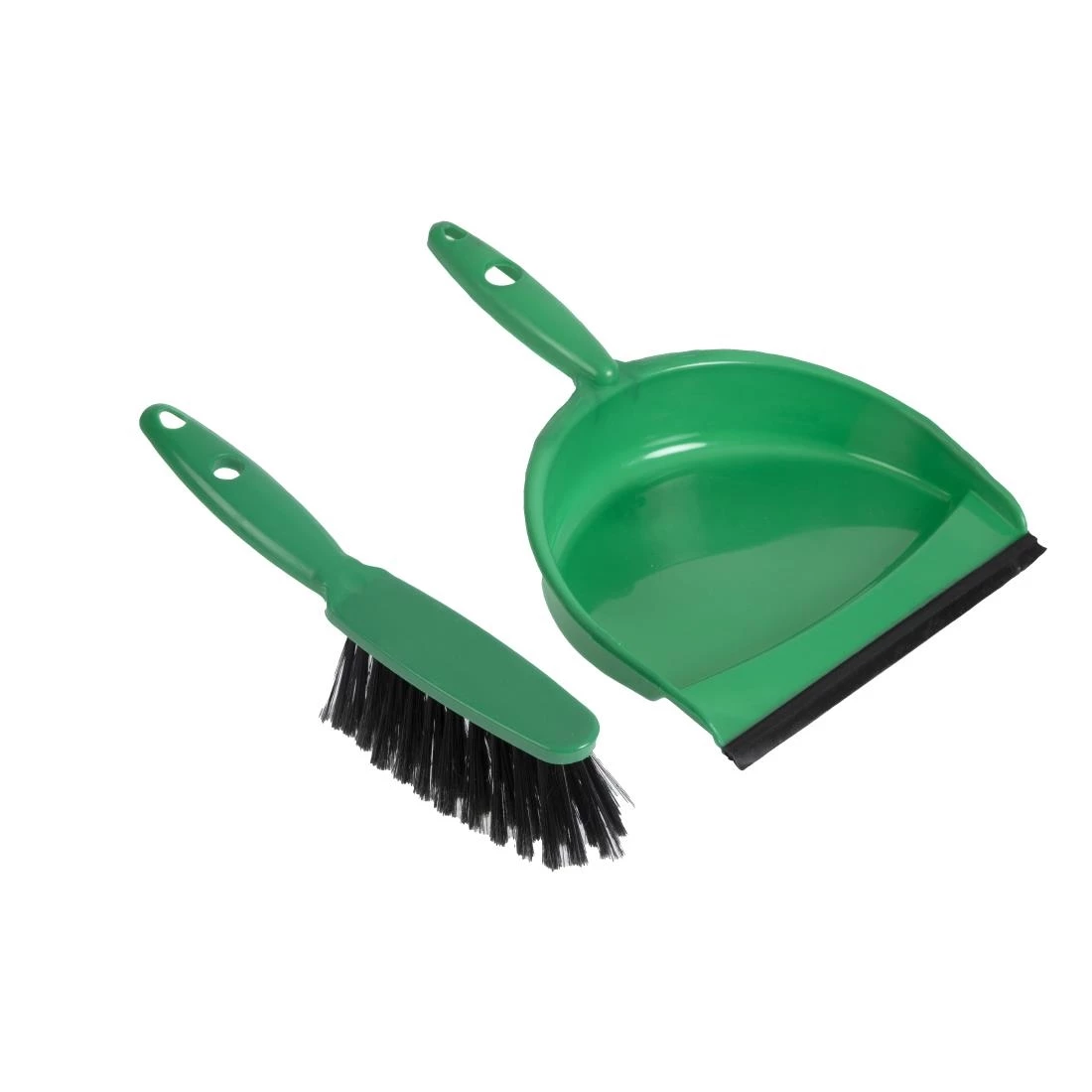 Jantex Soft Dustpan And Brush Set Green - Image 3