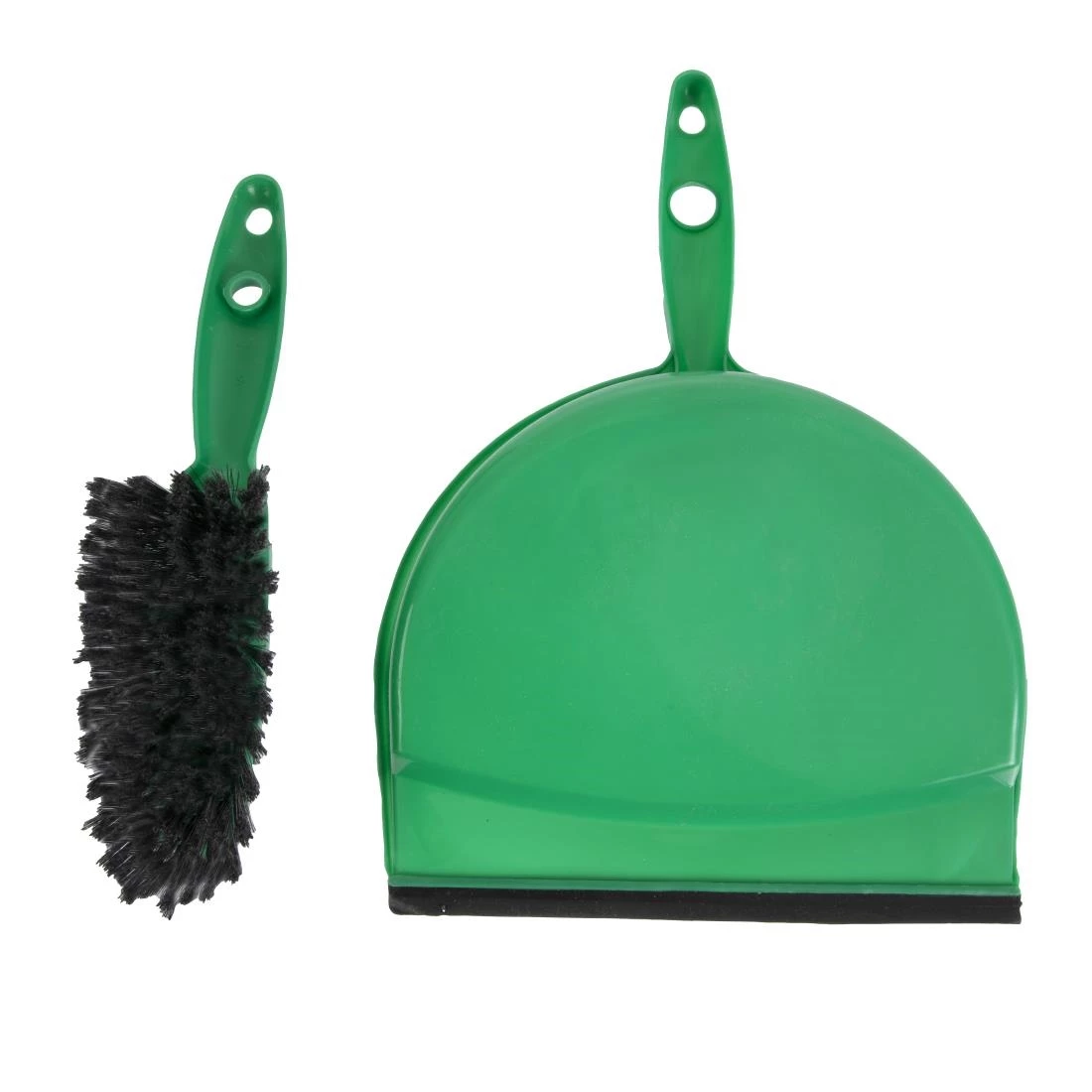 Jantex Soft Dustpan And Brush Set Green - Image 4