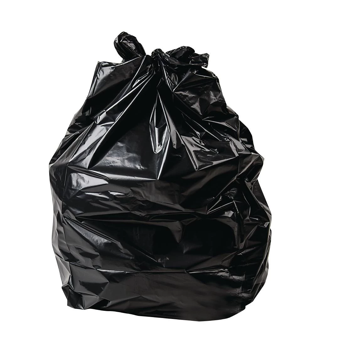 Jantex Large Extra Heavy-Duty Black Bin Bags 160Ltr (Pack Of 100)
