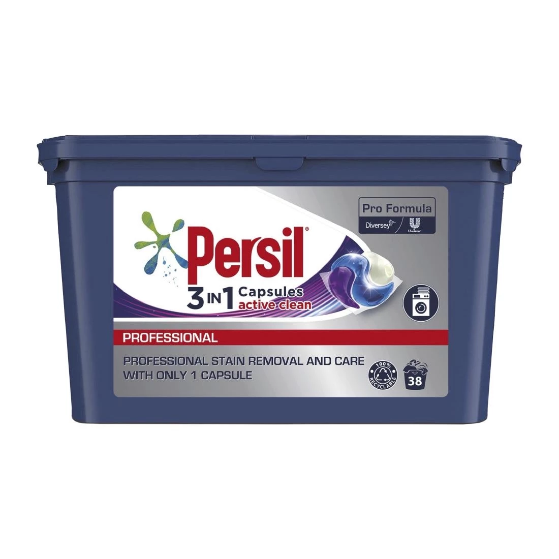 Persil Pro-Formula 3in1 Active Clean Laundry Capsules (Pack Of 3x38)