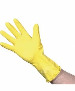 Jantex Latex Household Glove Yellow