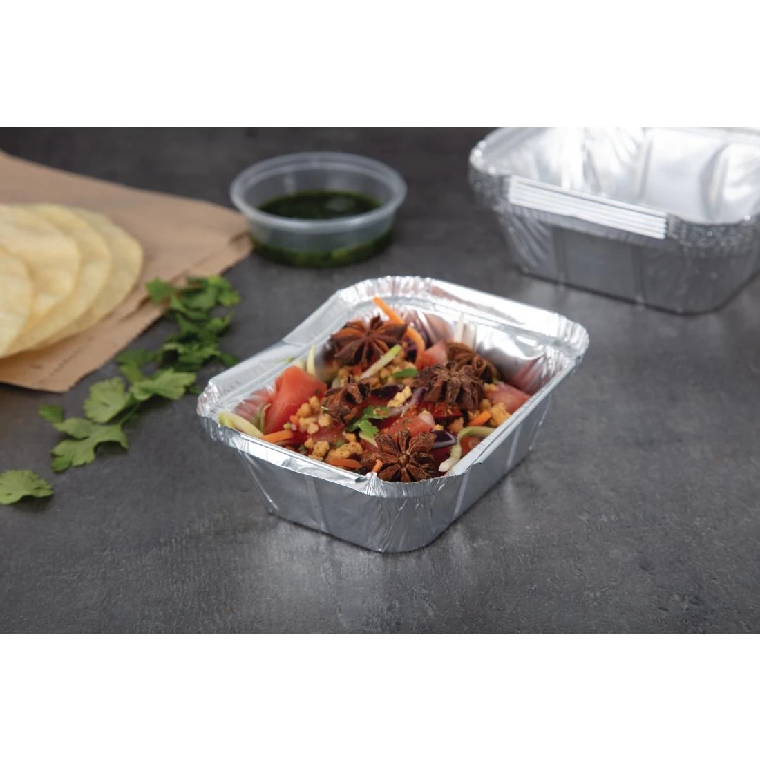 Fiesta Recyclable Foil Containers Small 260ml / 9oz (Pack Of 1000) - Image 7