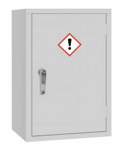Elite Lockers COSHH Cabinet Single Door Grey 10Ltr