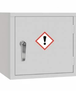 Elite Lockers COSHH Cabinet Single Door Grey 3Ltr