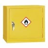 Elite Lockers Hazardous Substance Cabinet Single Door Yellow 5Ltr