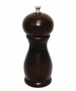 Olympia Dark Wood Salt And Pepper Mill 6in