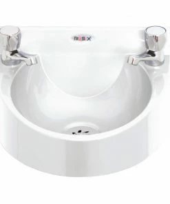 Basix Polycarbonate Wash Hand Basin White