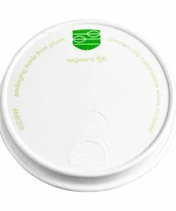 Vegware Compostable 89-Series Paper Hot Cup Lid (Pack Of 1000)