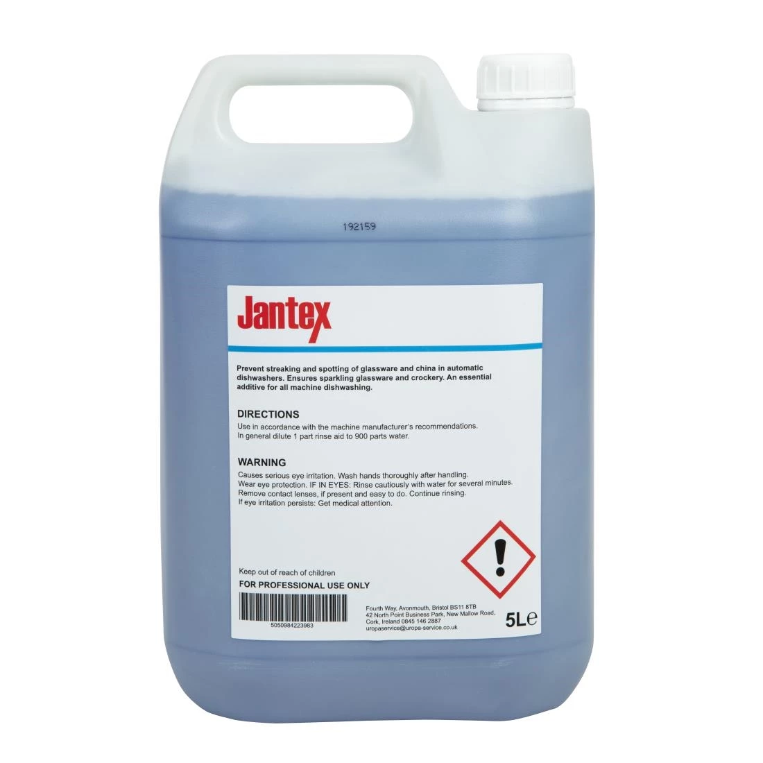 Jantex Dishwasher Rinse Aid Concentrate 5Ltr - Image 4