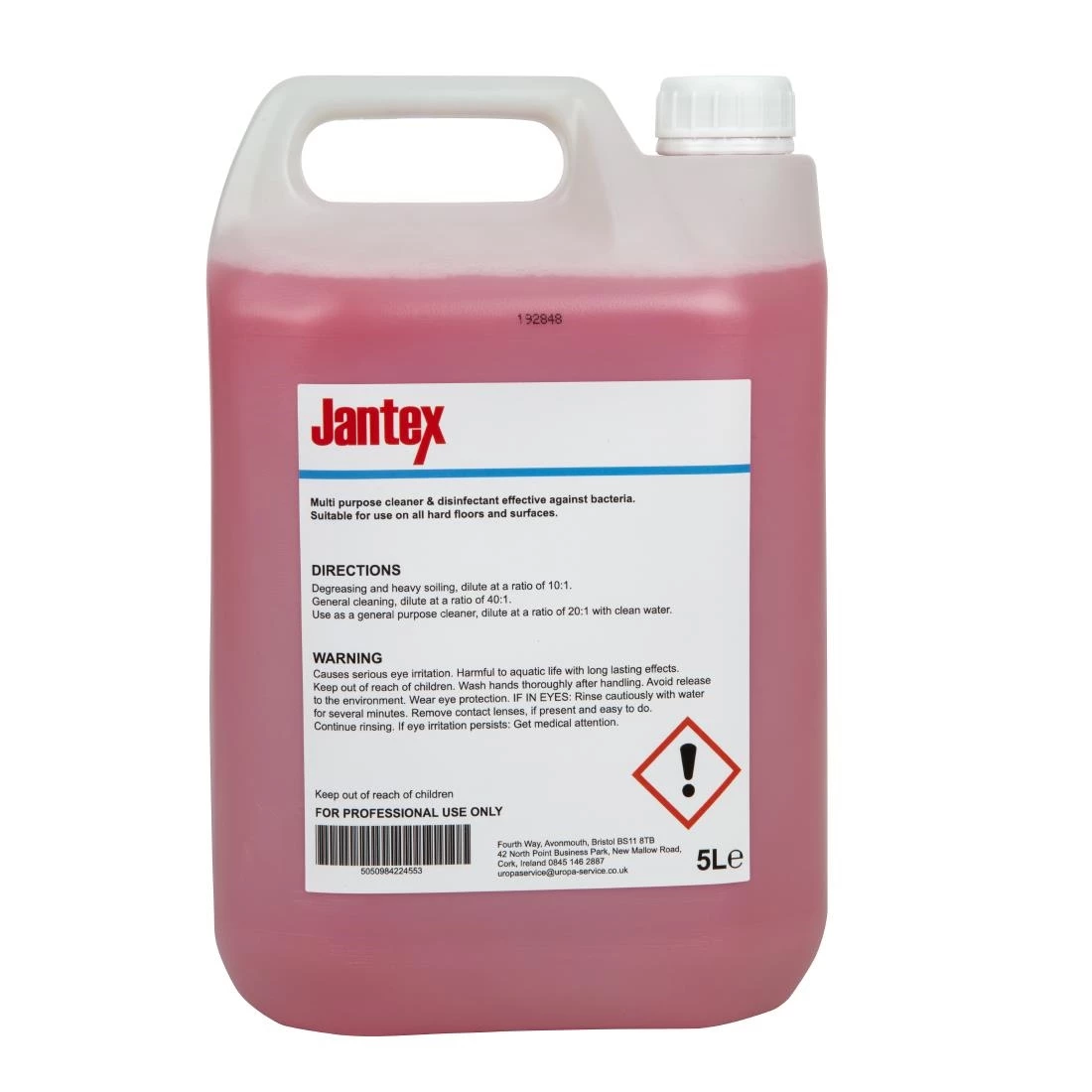 Jantex Cleaner And Disinfectant Concentrate 5Ltr - Image 4