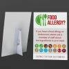 Mileta Customer Allergen Symbols & Ingredients Awareness Pub & Cafe Notice (2 X Display Options)
