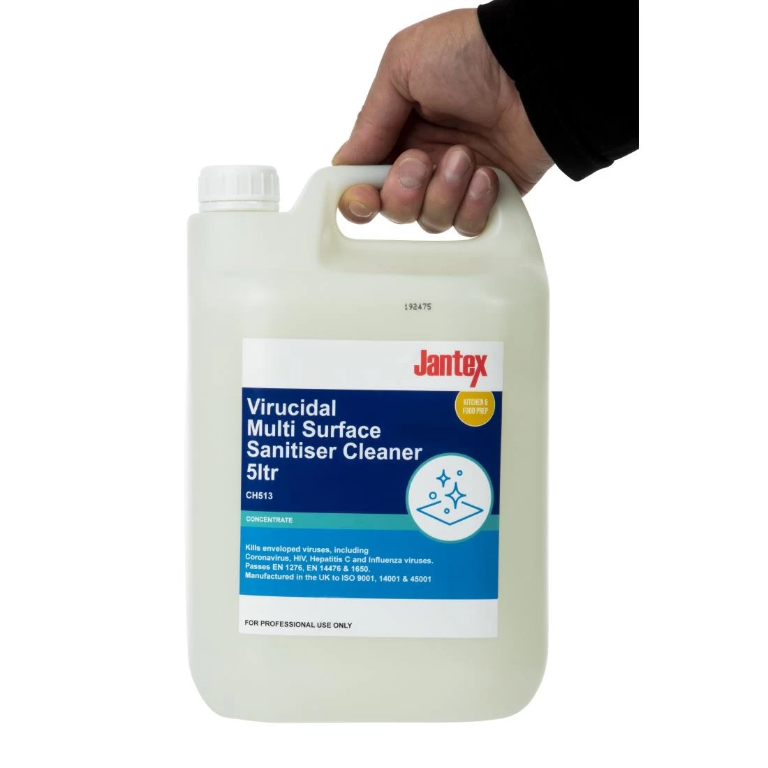 Jantex Virucidal Surface Sanitiser Concentrate 5Ltr - Image 4