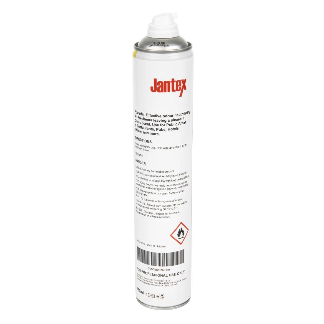 Jantex RTU Aerosol Air Freshner Citrus 750ml - Image 2