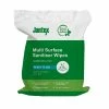 Jantex Green RTU Surface Sanitiser Wipes Refill Pack 200mm (Pack Of 400)