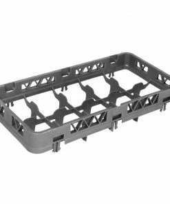 Vogue Half Size Glass Rack Dropped Extender 10 Compartments