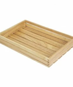 Olympia Low Sided Wooden Crate