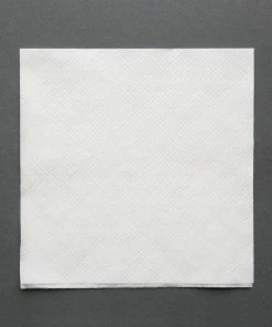 Fiesta Recyclable Cocktail Napkin White 24x24cm 1ply 1/4 Fold (Pack Of 2000)