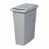 Rubbermaid Slim Jim Confidential Document Container With Lid 87Ltr