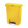 Rubbermaid Slim Jim Step On Bin Front Pedal 30Ltr Yellow