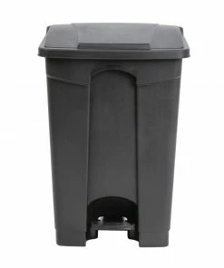 Jantex Kitchen Pedal Bin Black 45Ltr