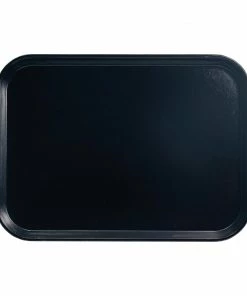 Cambro Camtray Fibreglass Canteen Tray Black 457mm