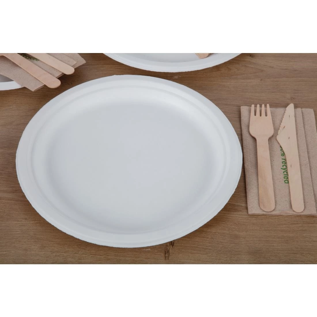 Fiesta Compostable Bagasse Plates Round 260mm (Pack Of 50) - Image 9