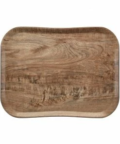 Cambro VersaTray Century Non Slip Wood Grain Light Olive