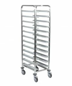 Matfer Bourgeat 12 Tray Cafeteria Trolley Grey
