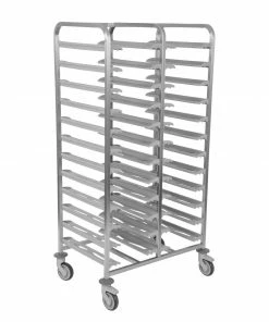 Matfer Bourgeat 24 Tray Cafeteria Trolley Grey