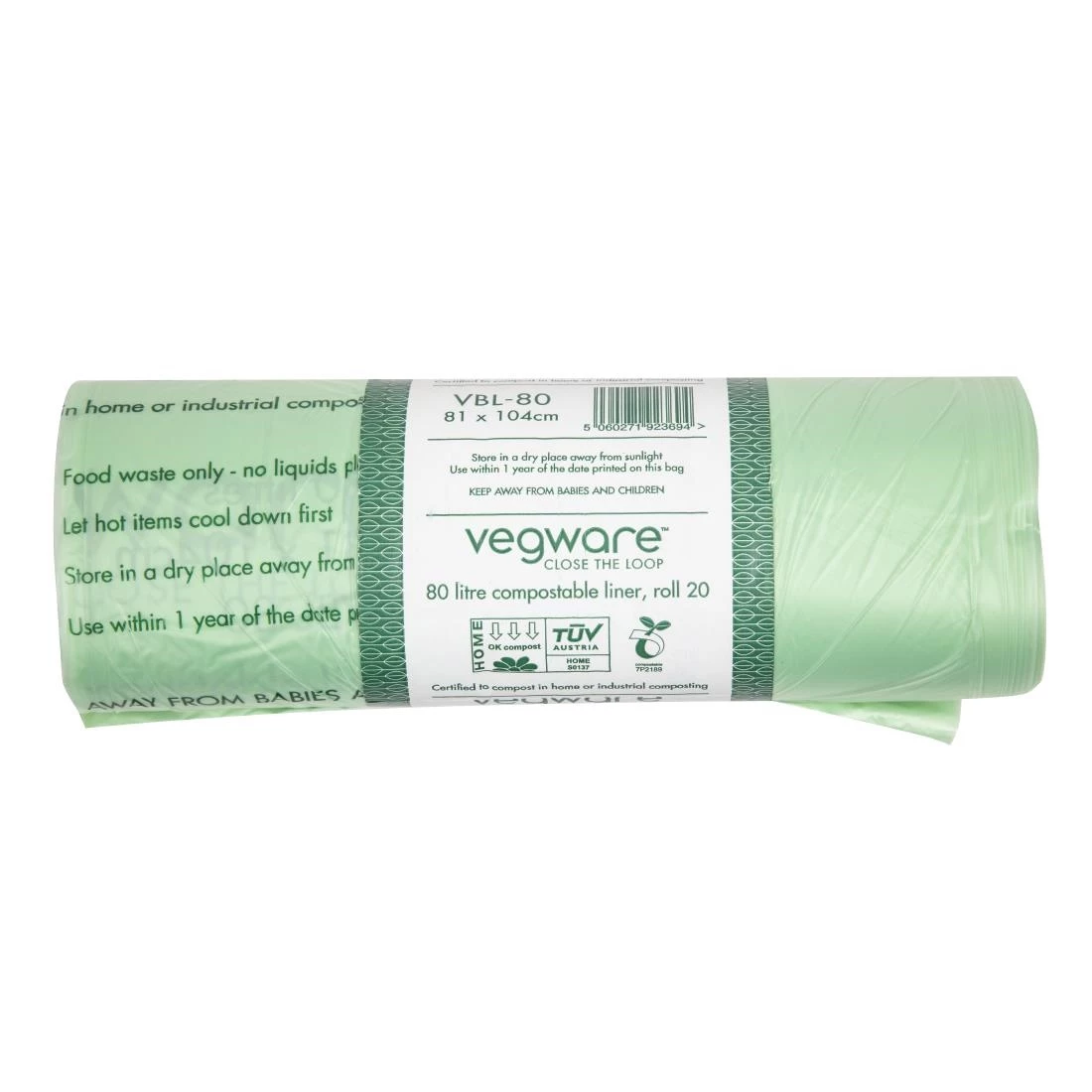 Vegware Compostable Bin Liners 80Ltr (Pack Of 240) - Image 2