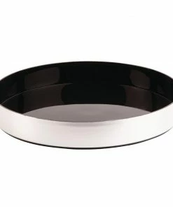 Beaumont Aluminium Round Non-Slip Drinks Tray 330mm