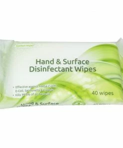 EcoTech Hand And Surface Disinfectant Wipes (40 Pack)